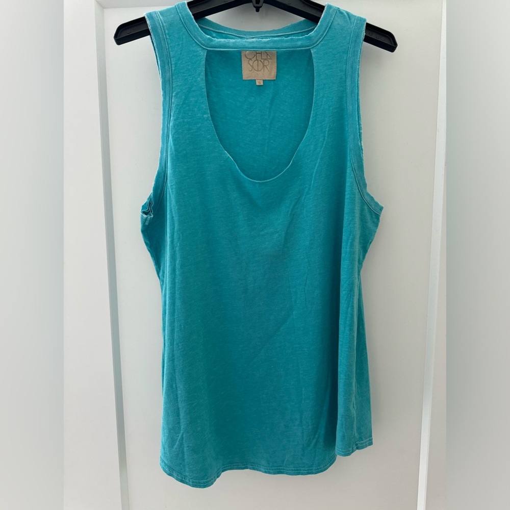 Chaser size small front vent shirttail tank top. Vintage Jersey. NWT.